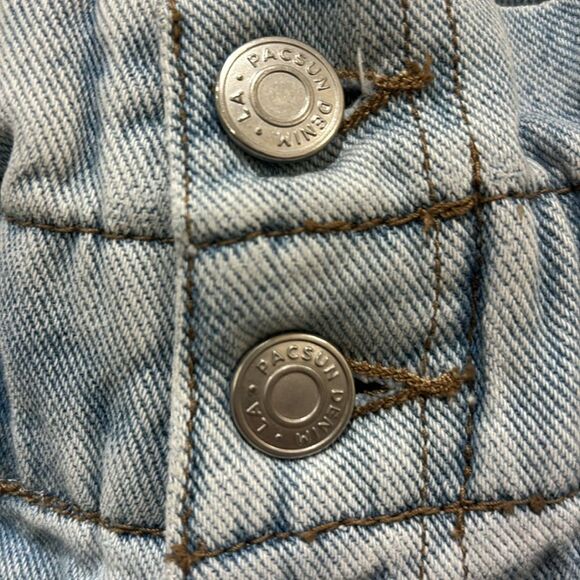 PacSun Cinched Waist Denim Mom Short - XS - Picture 4 of 7